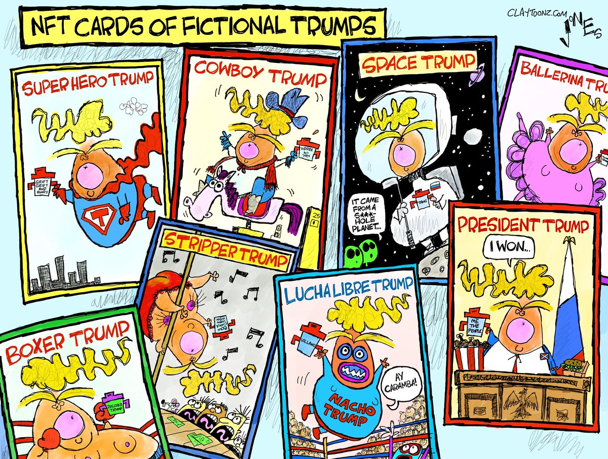 1JaySC's tweet image. If you’re stupid enough to buy a $99 online picture from the biggest grifter to ever walk the earth you’re even dumber than everyone thought. 
#MAGAMorons 
#GriftersGonnaGrift 
#TrumpTraitorCards