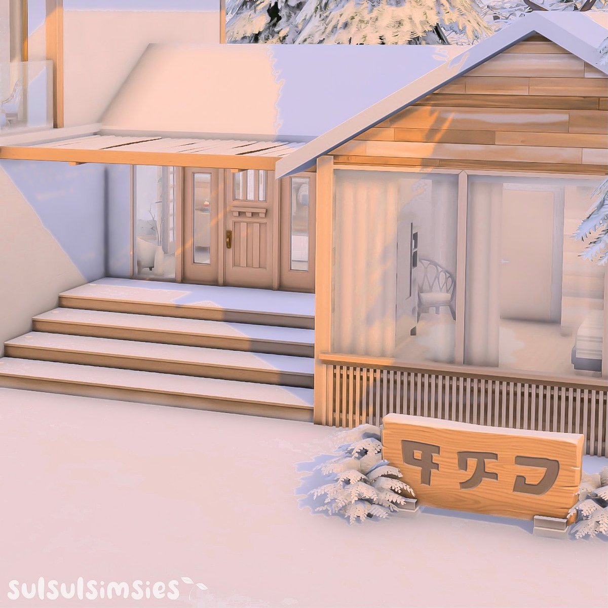 Sulsulsimsies on twitter modern winter lodge showusyourbuilds