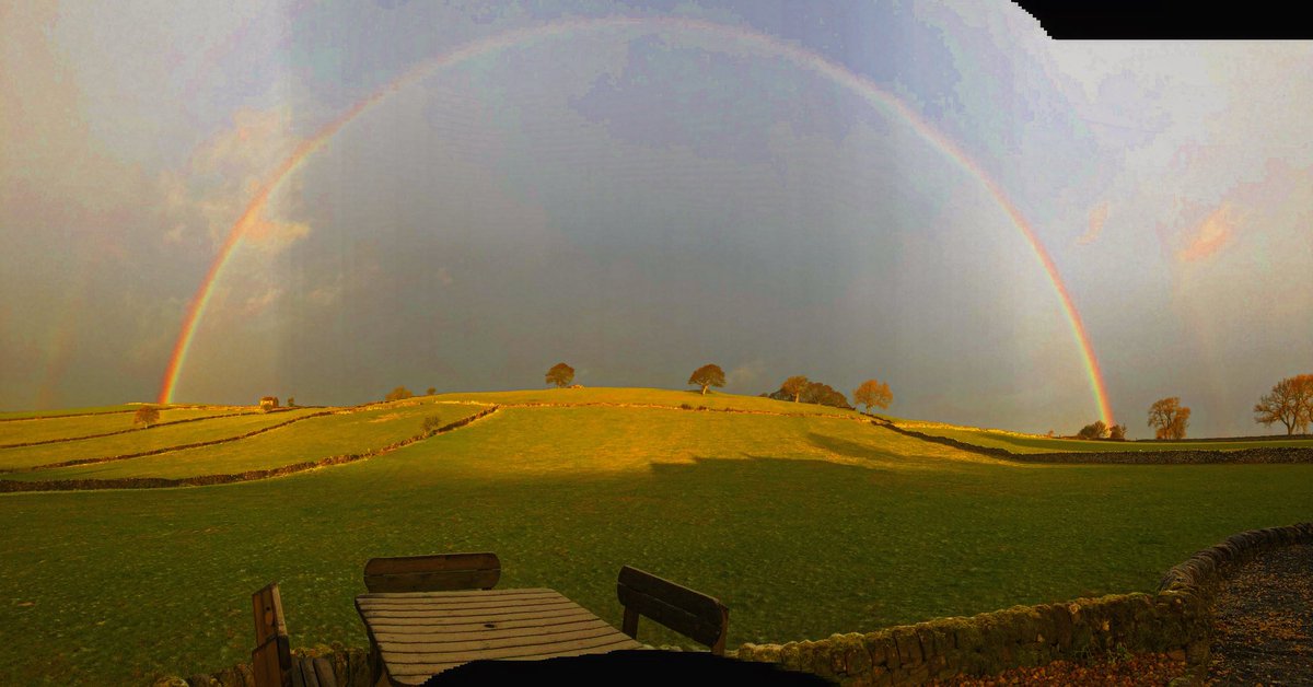 Peak District ❤️ #rainbow #peakdistrict #manifoldvalley #home