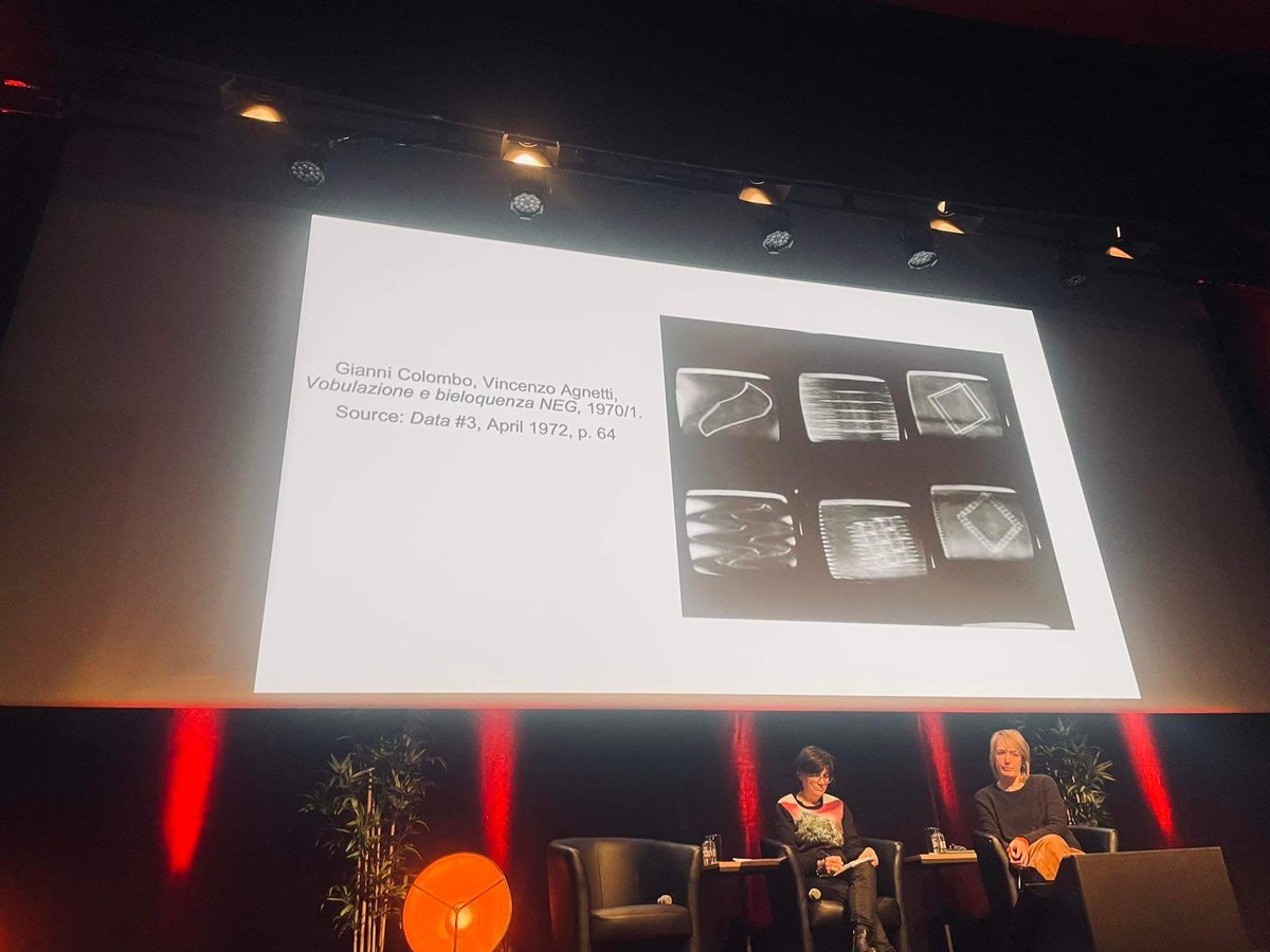 LauraLeuzzi's tweet photo. And that's done. I presented Rewinditalia at @BozarBrussels at the conference organised by @argos_arts for the end of their amazing exhibition The 1970s:_ #videoart #italianvideo https://t.co/5FidcbsPV0