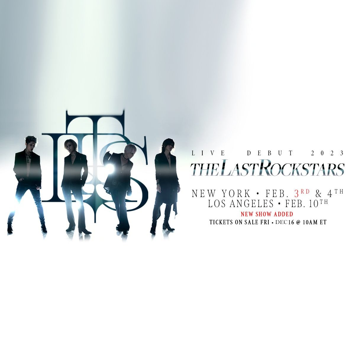 Anime NYC on Twitter "See The Last Rockstars Live Debut 2023 at the