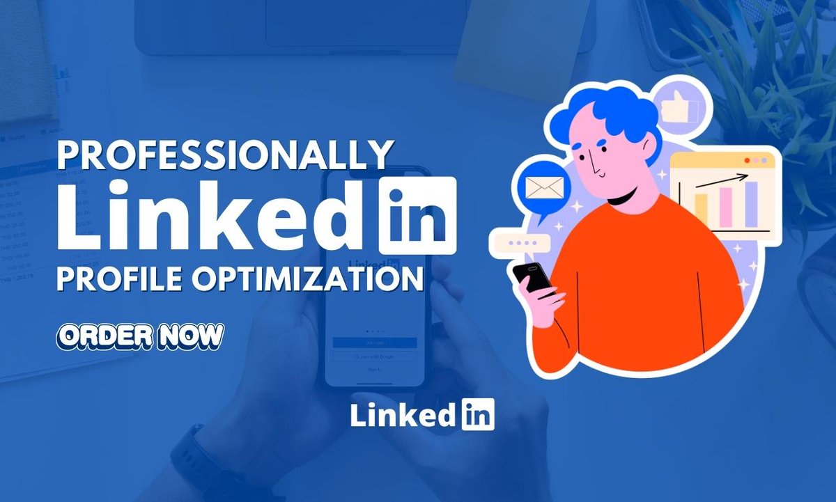 I will professionally optimize your LinkedIn profile.

Click here:
lnkd.in/gF3XbGjX

#linkedinmarketing #socialemedia #linkedin_profile
#linkedin_profile #profile_optimize
#LinkedIn_profile_optimization #resume #resumewriting #headline #summarywriting #writing #linkedin