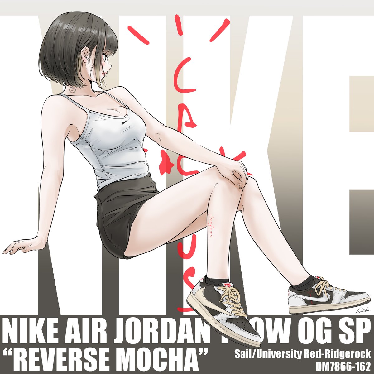 Travis AJ1 Low Girls.
#NIKE #TravisScott #SNKRS 