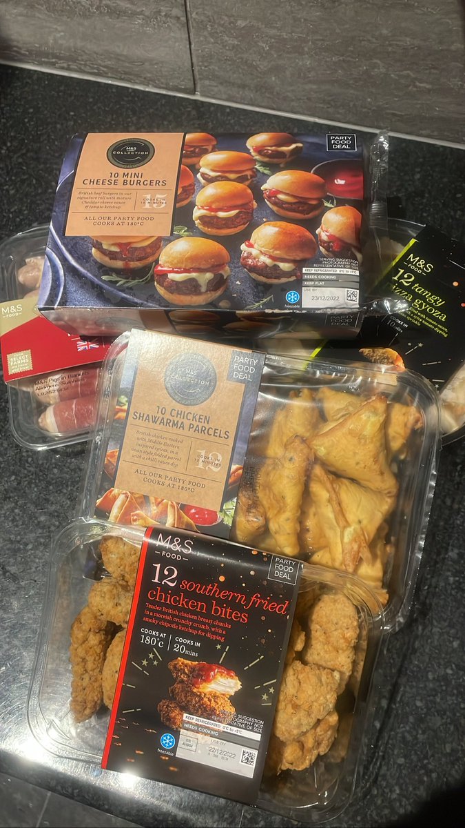 order m&s party food