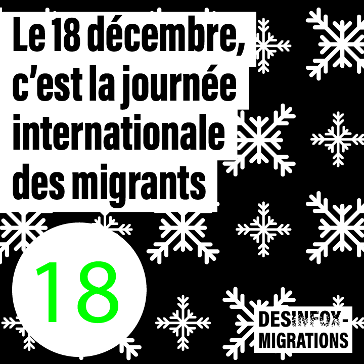 DesinfoxMig's tweet photo. Aujourd'hui, journée international des migrants. Plusieurs évènements à suivre : 
- au Musée national de l'histoire de l'immigration https://t.co/iNhEb01tuL
- à voir un film : https://t.co/8VaPtXqeIO
- la marche des solidarités https://t.co/MiP15fwD8A https://t.co/ykvcbfRvEP
