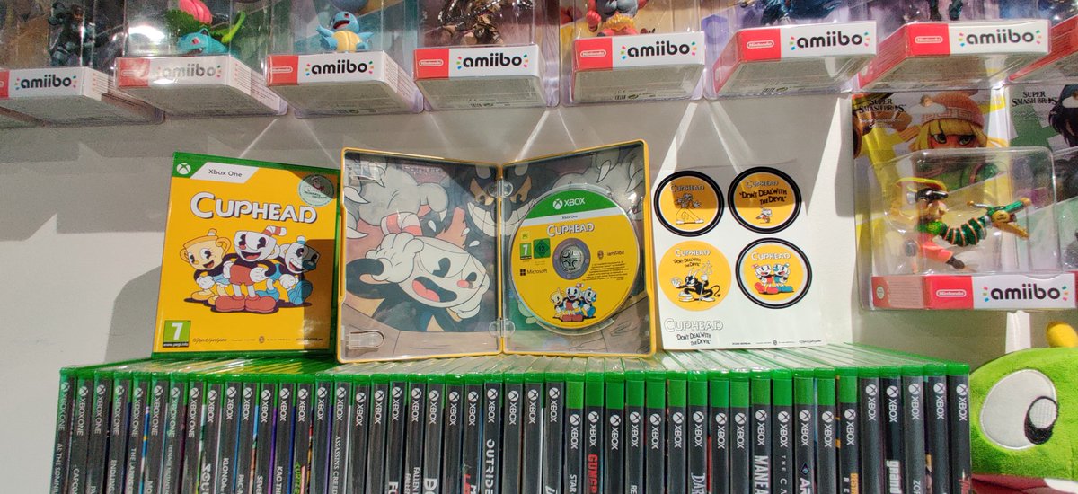 AcksellGHM's tweet photo. Un peu plus de 5 ans après l'achat, le #FuturePak de #Cuphead (une exclusivité #Xbox) contient enfin un disque 💿 
Il ne faut jamais perdre espoir ! https://t.co/vlRPzrmBLA