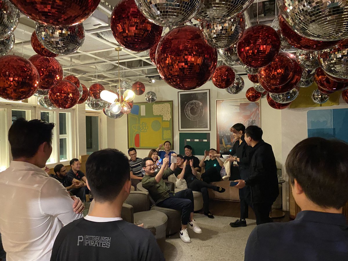 What a night! Thankful to be invited to join the SG King of Kingz Christmas dinner over at <a href="/mandalaclub_sg/">Mandalaverse</a> 🍾🍷 Food was bussin’,  drinks were flowin’ and most importantly the company was amazin’. Thank you <a href="/Chewtoro/">Chewtoro</a> for hosting us!! <a href="/KaijuKingz/">KaijuKingz</a> <a href="/KaijuKingzSG/">SG KaijuKingz 🇸🇬👑</a>