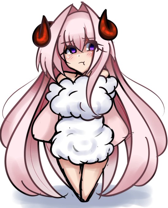 久しぶりに出てきました。
ひつじましろちゃんです

「貴方が忘れている間にもこもこになりました。」 