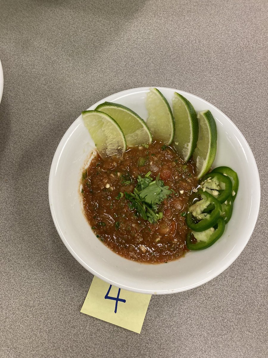 MissHicks_'s tweet photo. Once again, our #youngchefs crushing it this week with our annual Intro Culinary SALSA CHALLENGE!!!! πΆοΈπ«π₯π§
Entered winter break with a bang, well done chefs!! #introculinary #gfhs @CTE4pwcs https://t.co/4f40PAaIUd