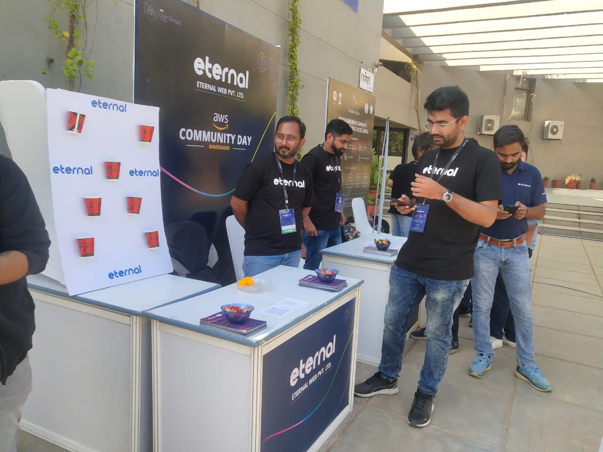 EternalSoft's tweet photo. Here are the Glimpses of our #BOOTH. Unlike regular activities, we combined the joys of #technology and games to create fun moments for all.

#AWSCommunityDay https://t.co/2zeK97114O