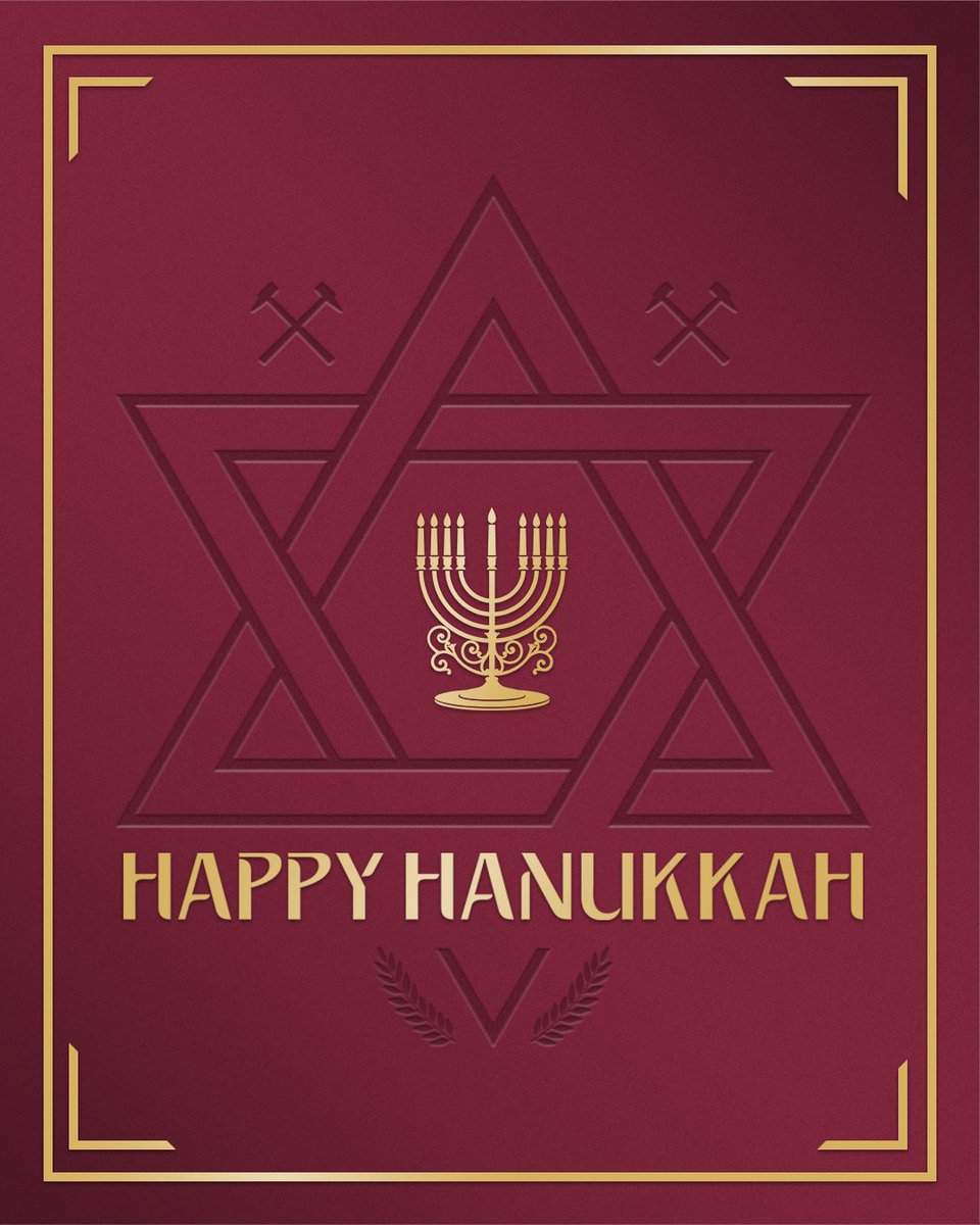 WestHam's tweet photo. Happy #Hanukkah to all the Hammers celebrating! 🕎 https://t.co/vAIG98nM4v