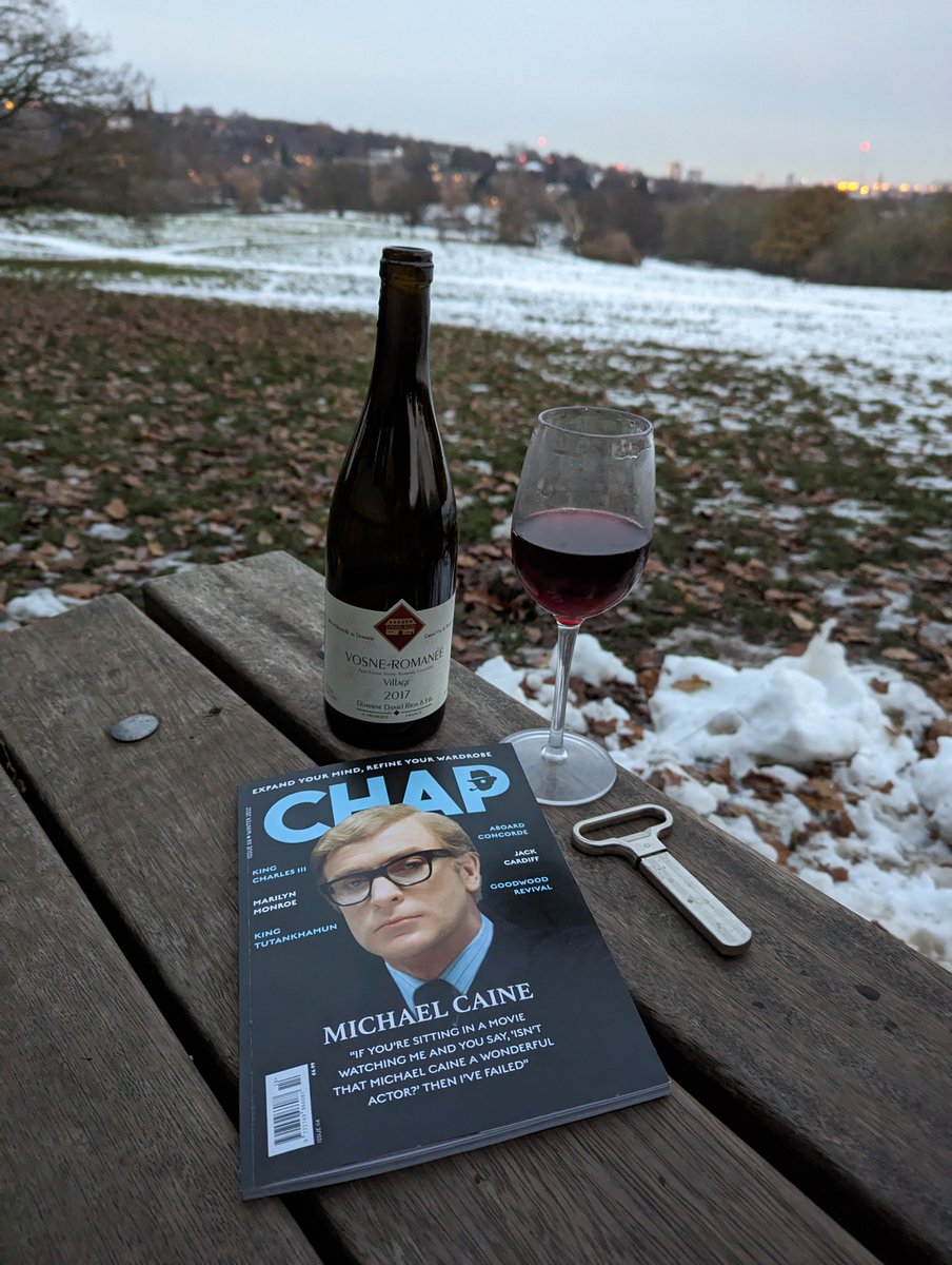 Vosne Romanée, <a href="/TheChapMag/">The Chap Magazine</a>, and a wintery Hampstead Heath.