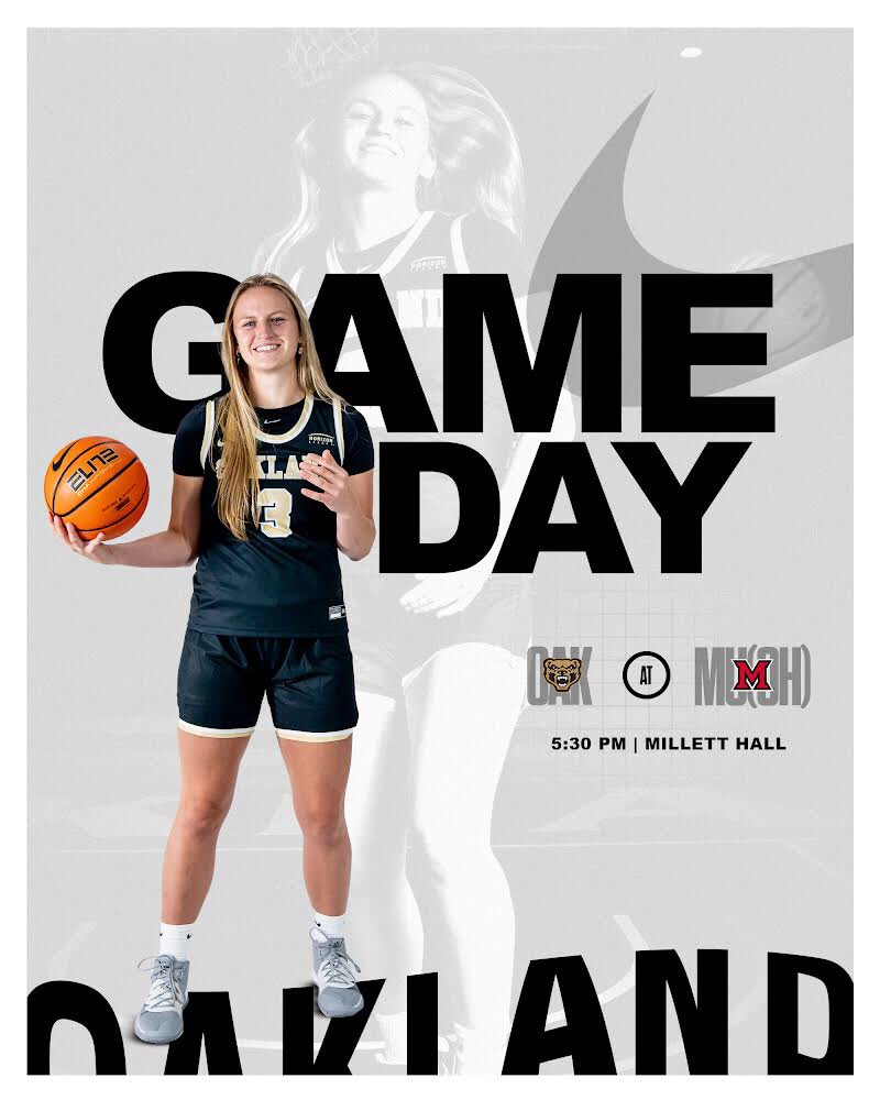 GAME DAY 🏀😊

@ Miami (OH)
📍John D. Millett Hall
🕠: 5:30 p.m.
📺: es.pn/3V8pwCC
📊: bit.ly/3j7N6Cm
📰: bit.ly/3FZKm2N