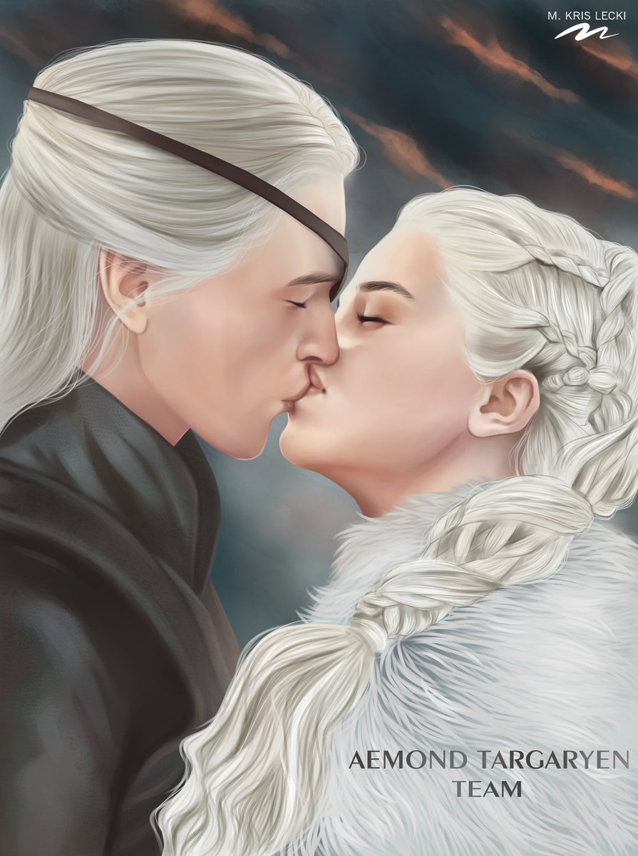 MickyDaniels's tweet photo. Aemond and Daenerys 💔                           #AemondTargaryen #aemondfanart #aemond #hotd #HouseOfTheDragon #HouseOfTheDragonHBO #GameOfThrones https://t.co/j8RXRA0RQz