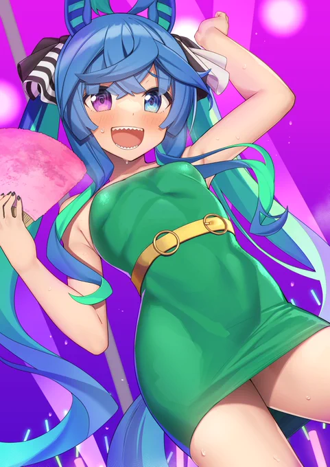 ボディコン困り眉ツインターボいいよね......
#ウマ娘 