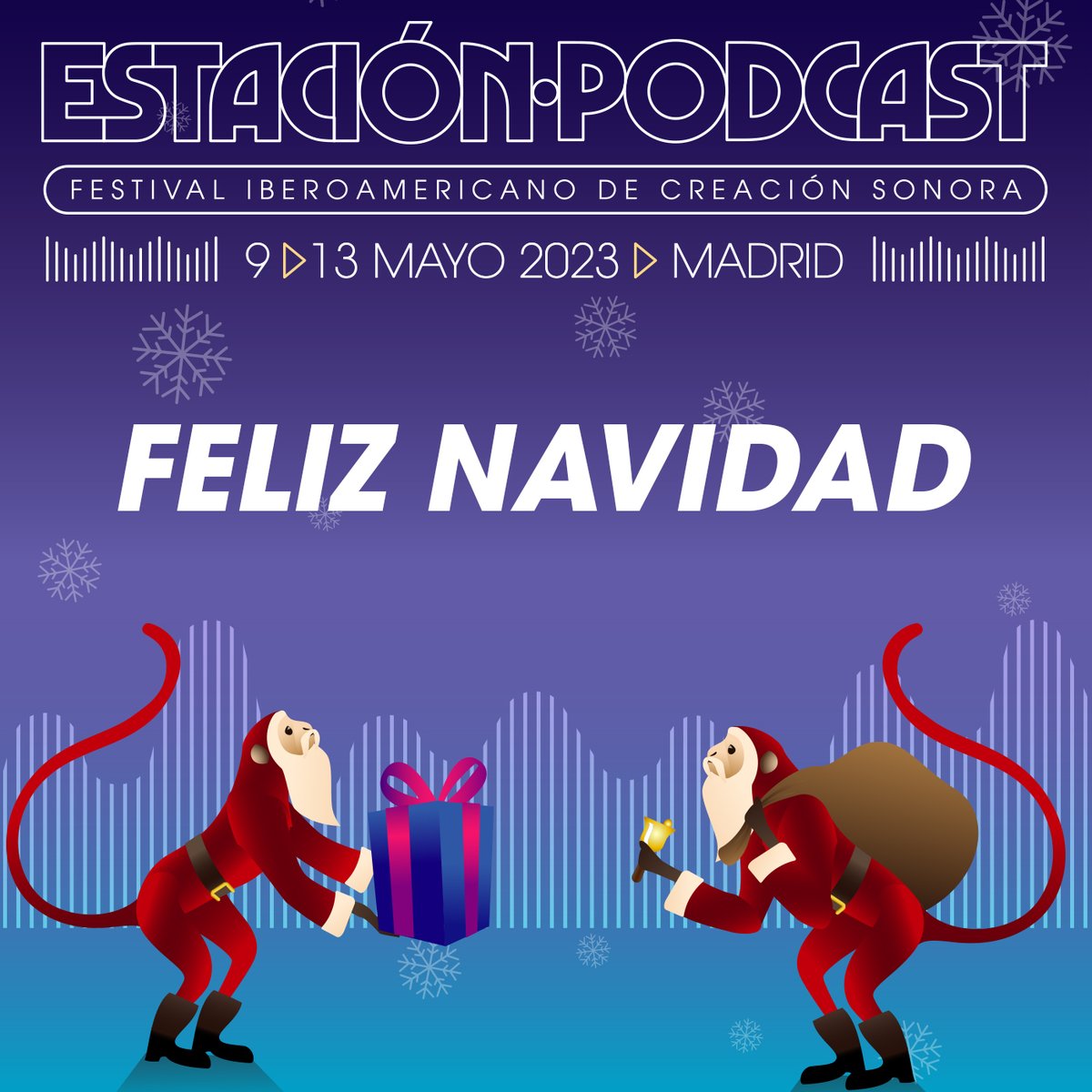 Desde Estación Podcast queremos desearos a todxs ¡Feliz Navidad! Este año se avecinan muuuuchas sorpresas que os iremos desvelando. #Madrid #EstacionPodcast #CreacionSonora #Podcast #Podcaster #Podcasting #navidad