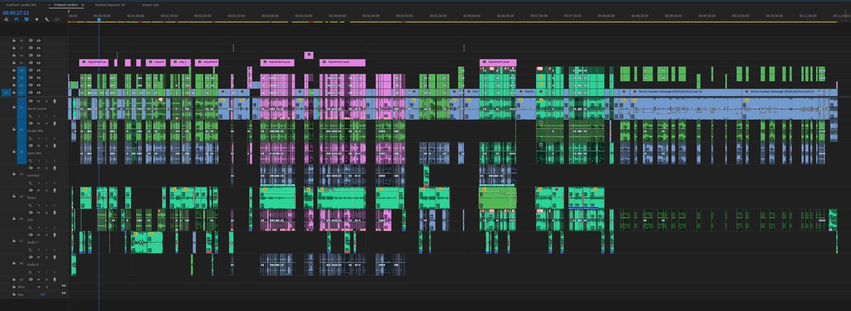 SquarkP's tweet image. 17 hours of pain later the @mrbeast vid is done for @x2twins. Here’s the timeline for it… and my face afterwards 🫠