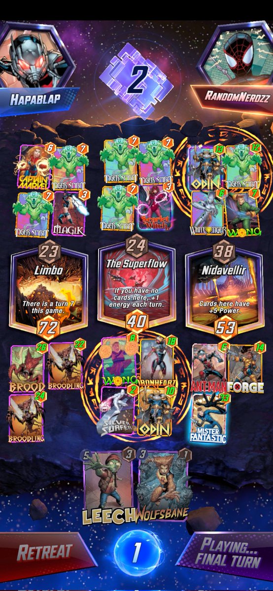 HapablapUK's tweet photo. Love, love this deck! #marvelsnapdecks #MarvelSnap https://t.co/CeJjuyrXSk