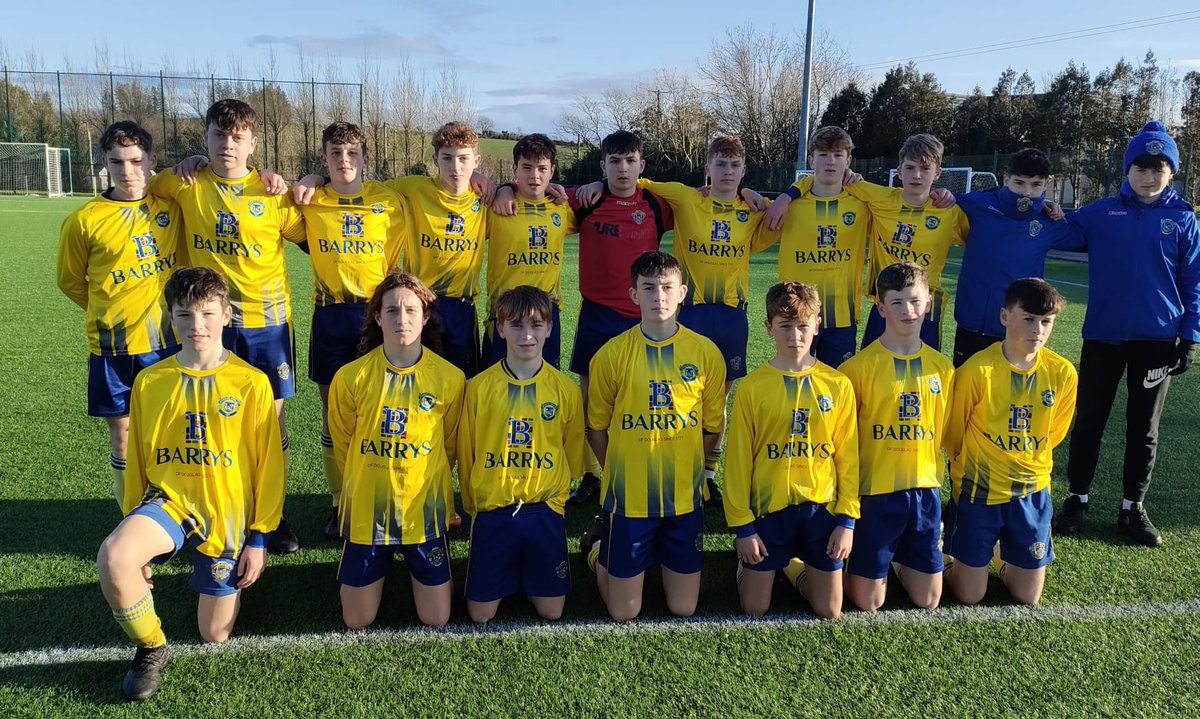 Congrats to our U15P squad & coaches who advanced to the next rd of the SFAI National Cup with a 2 0 win against a well organized St Mary's team. Clean sheet and a very solid performance. Goals from Lewis Linehan and Cillian O'Sullivan, Liam Cregan with 2 very good assists.