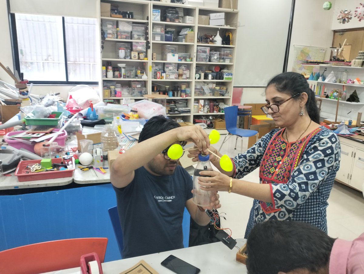 ScienceActivity's tweet image. Successfully completed a four-day #MakerSpace workshop @IISERPune. Participants built various #STEMprojects like game station, small weather station, vertical farming via #Arduino boards and using different #sensors.
#STEMchallenge
#Collaborative_Learning
#Metastudio for more!