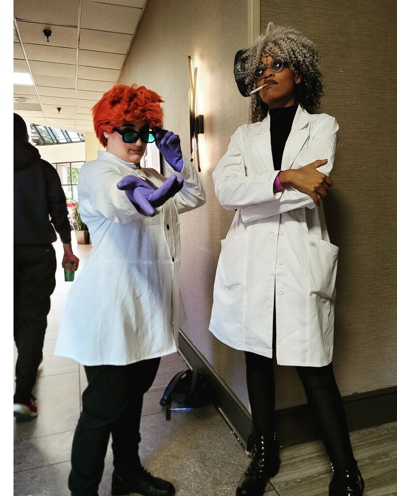 TShadesTyler's tweet photo. Haters will call us "mad" scientists. 

Met @mutantglue and @thylasaur at Nashville Anime Day! https://t.co/6CdzmW630K https://t.co/M3UJIpTaxW