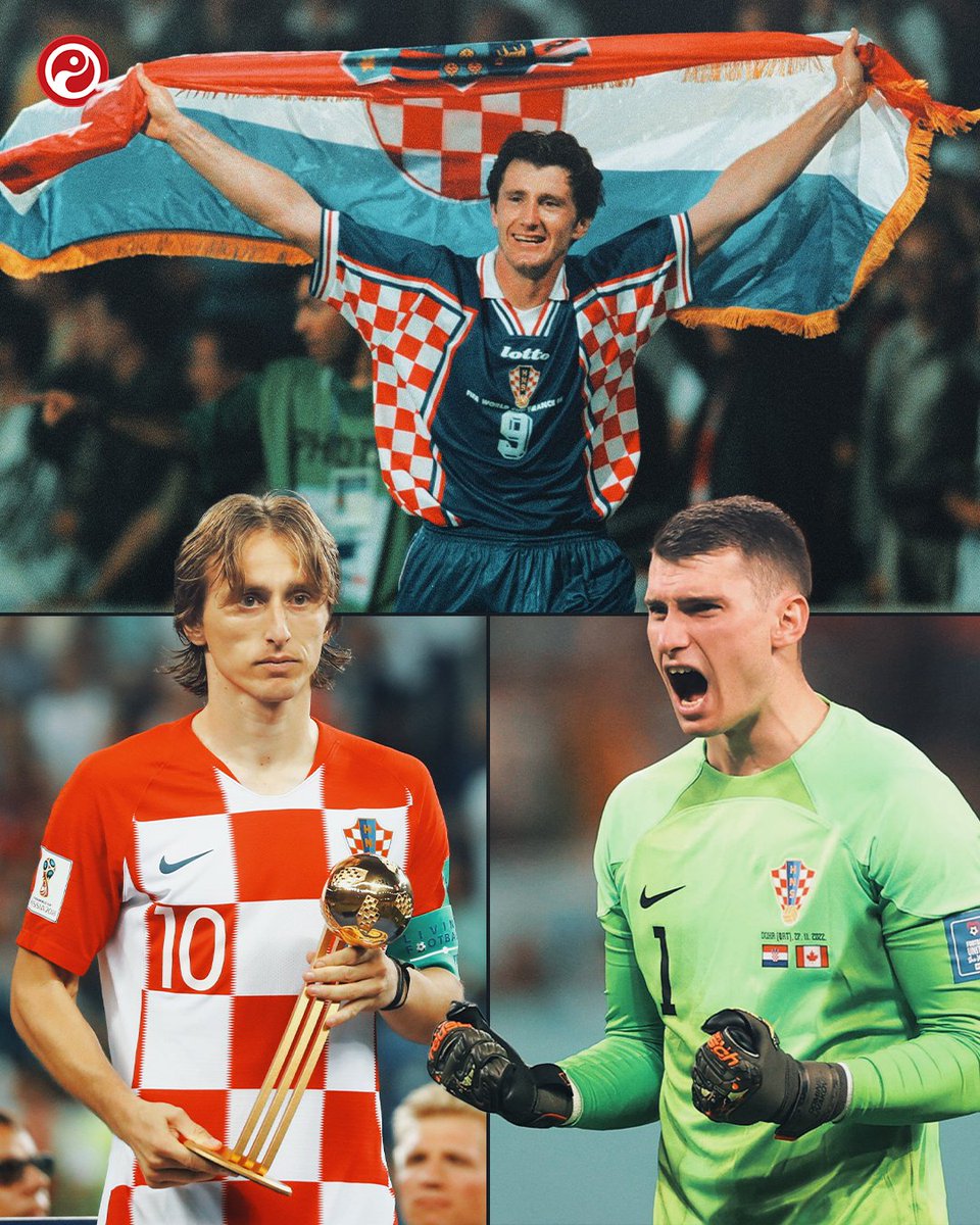 Squawka's tweet photo. Croatia have finished in the top three in 50% of their World Cup tournaments since becoming an independent nation:

🥉 1998
🥈 2018
🥉 2022

Not bad for a country with a population of 4 million. #Vatreni https://t.co/hKAjJfZidE