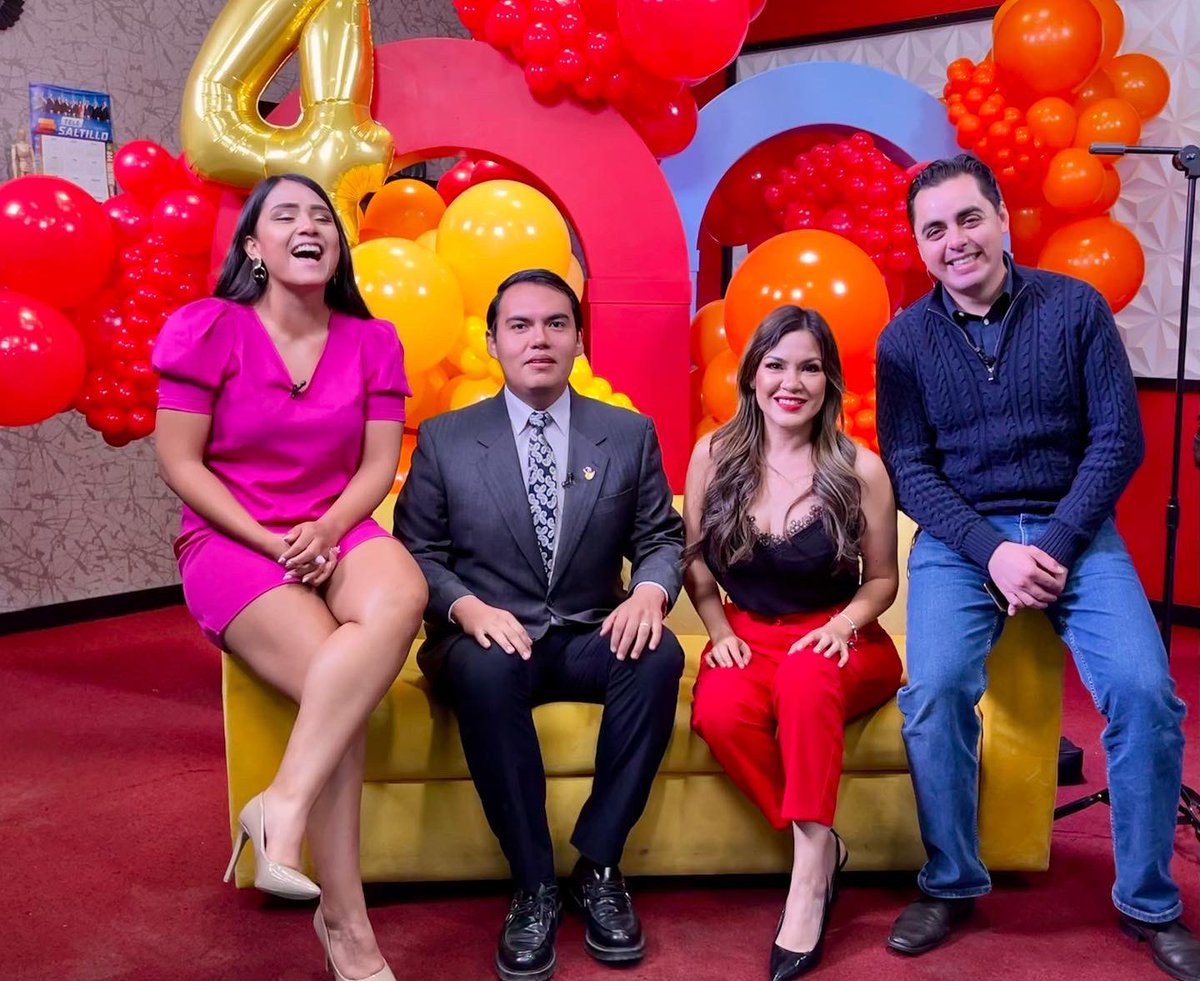 ¡Gracias por darme el privilegio de pertenecer a esta empresa <a href="/fjuaristisantos/">Pancho Juaristi</a> ! ¡Feliz Aniversario! #TeleZócaloMatutino #TELESALTILLO4AÑOSCONTIGO <a href="/TeleSaltillo/">Tele Saltillo</a> <a href="/PeriodicoZocalo/">Periódico Zócalo</a> <a href="/RosalioG1/">Rosalío Gonzālez</a> <a href="/GeraArancivia/">Gerardo Arancivia</a> YANETHMORALES