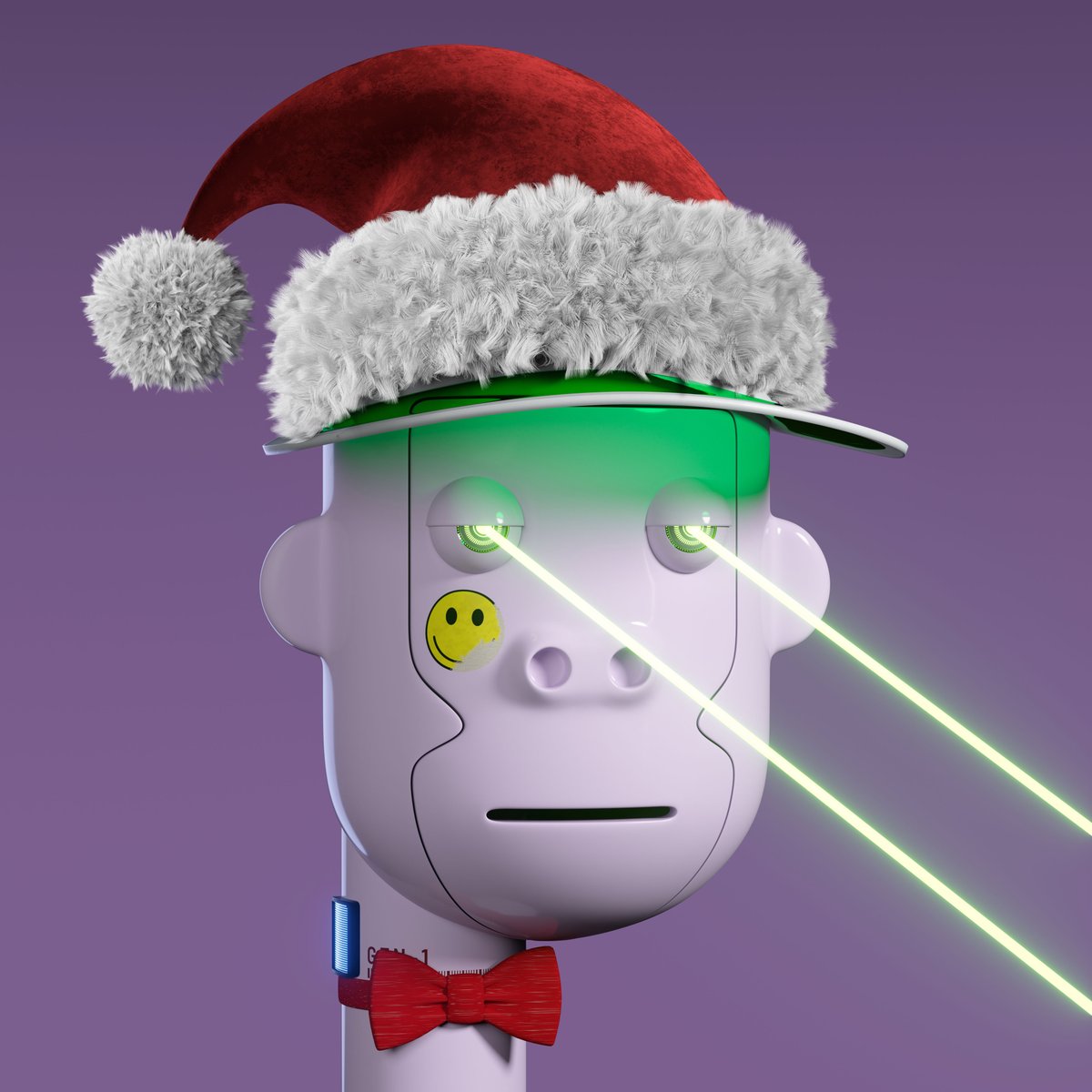 Happy Holidays from my staked @TheHumanoidsNFT 

#NFTer #NFTs