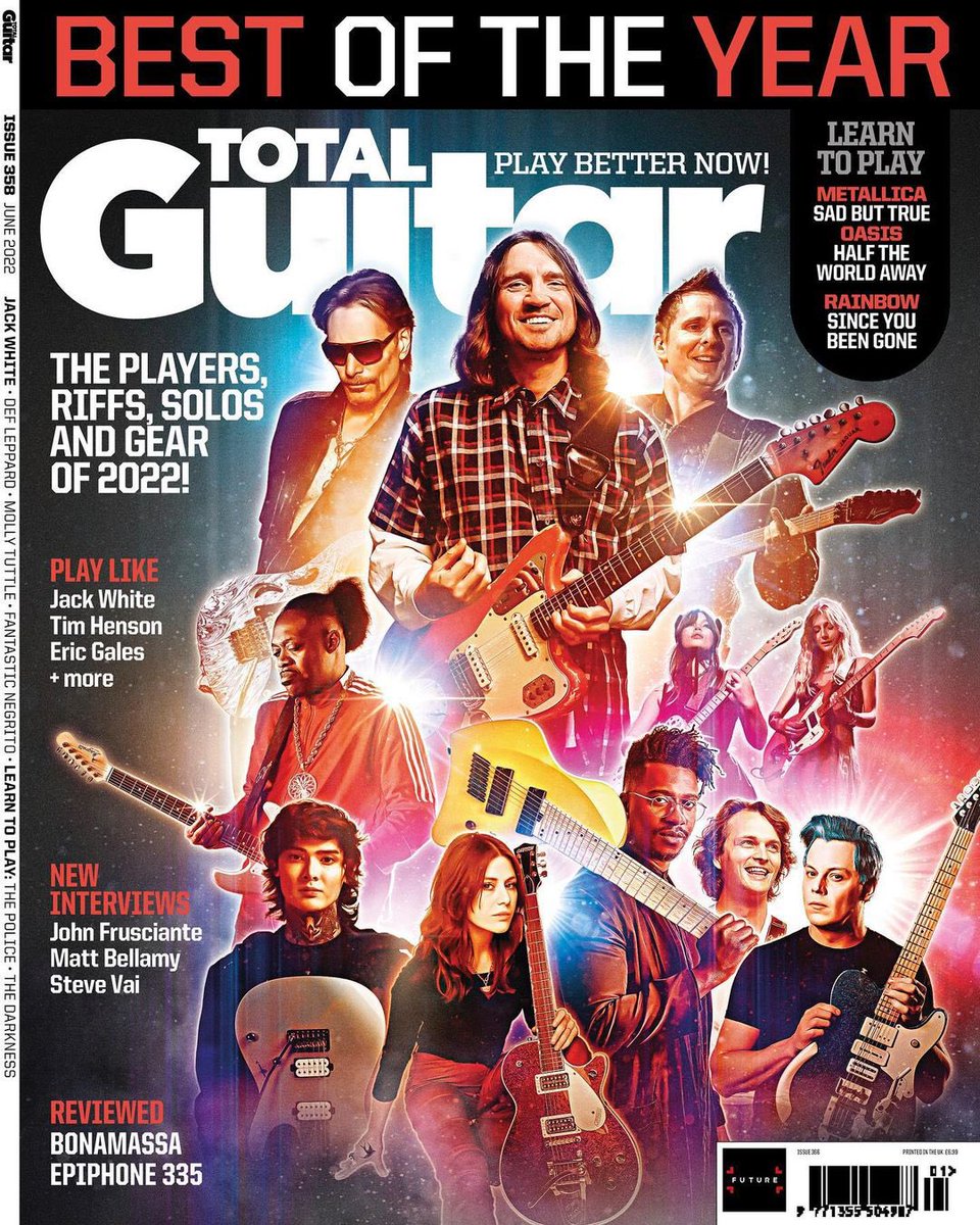 Whoa, stoked to be included on this <a href="/TotalGuitar/">Total Guitar</a> cover 😇😇 #larkinpoe