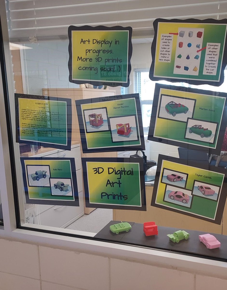 Ms. Moore's art students are printing 3D objects - so cool!
@nmmslibrarian #newportmillmiddleschool #newportmill