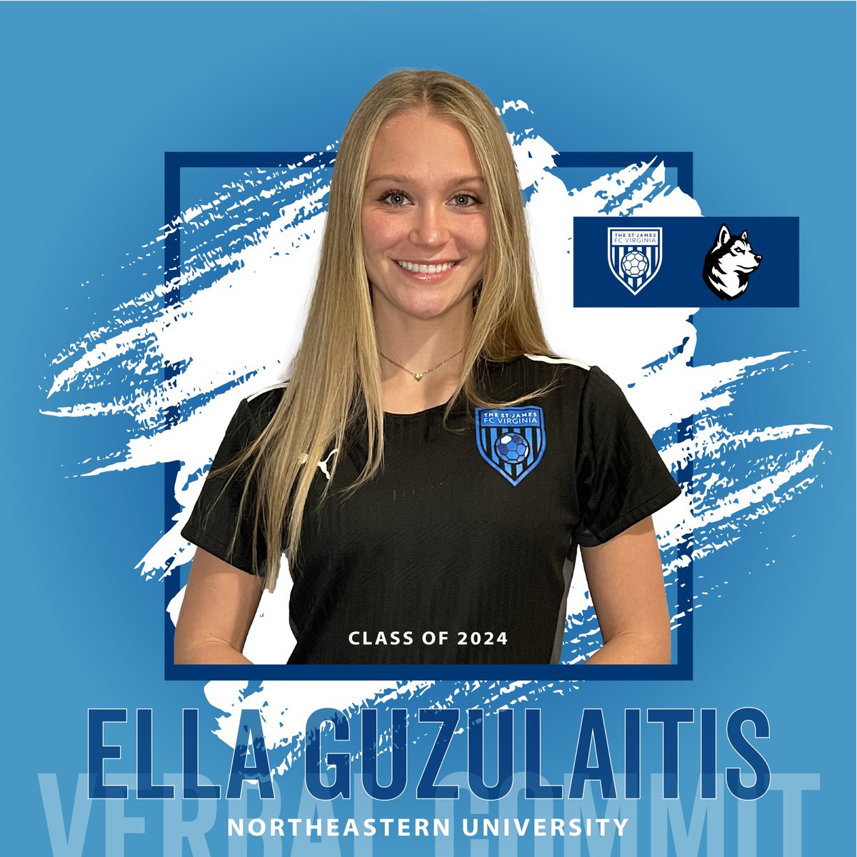 The St James Football Club (@thestjamesfc) on Twitter photo 🚨COMMIT ALERT 🚨
#FCV is proud to share that center defender, Ella Guzulaitis, has just verbally committed to play soccer at <a href="/Northeastern/">Northeastern U.</a> <a href="/GoNUwsoccer/">Northeastern Women’s Soccer</a>
Ella has been with the club for more than nine years. 🙌Congrats Ella; let’s go #Huskies 🐾 🚨COMMIT ALERT 🚨
#FCV is proud to share that center defender, Ella Guzulaitis, has just verbally committed to play soccer at <a href="/Northeastern/">Northeastern U.</a> <a href="/GoNUwsoccer/">Northeastern Women’s Soccer</a>
Ella has been with the club for more than nine years. 🙌Congrats Ella; let’s go #Huskies 🐾