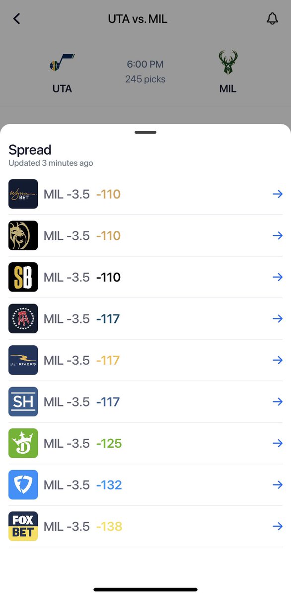 JaysPlaysAZ's tweet photo. #JayPlays NBA Model 12/17:
🎰POR(-159) Kambi
🎰MIL -3.5
⚠️Always!! Line shop. POR -159 on Kambi while it’s .16+ everywhere else.
https://t.co/30lPrDcSfB
🙏👍♻️ all I ask in return is for a quick like or rt for the #free models.
#GamblingTwitter #NBATwitter #NBAPicks https://t.co/jr9A918Z70