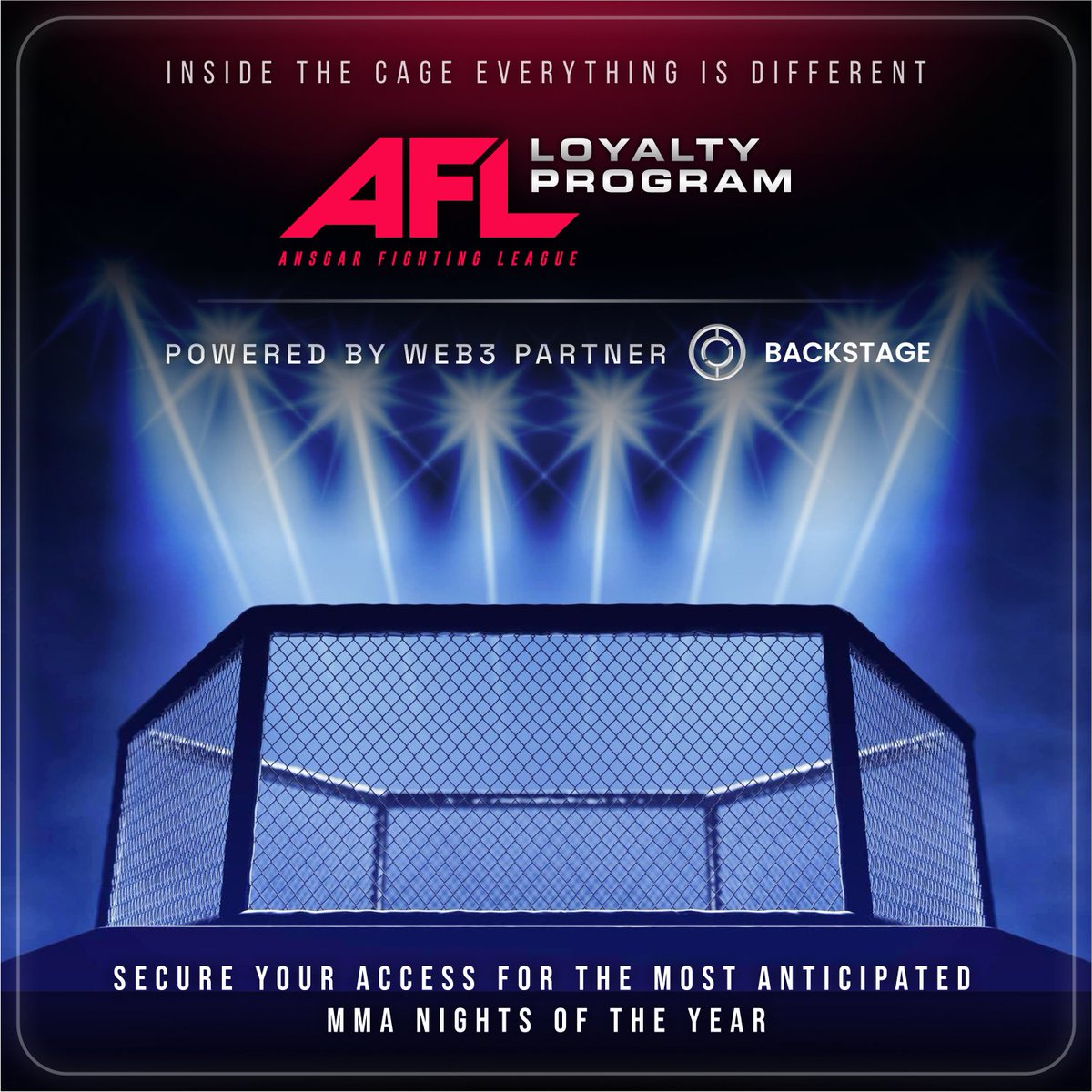 BKSBackstage | Smart Tickets | RWA (@backstagebks) on Twitter photo It's time to unveil an <a href="/AFLMMASPAIN/">AFL MMA</a> Loyalty #NFT Program designed to revolutionize how MMA fans interact with the sport and its stars!
By purchasing an NFT, you join an exclusive club and get access to exclusive benefits.
Check it out ⬇️
bksbackstageofficial.medium.com/free-cageside-…
#MMA #Web3 It's time to unveil an <a href="/AFLMMASPAIN/">AFL MMA</a> Loyalty #NFT Program designed to revolutionize how MMA fans interact with the sport and its stars!
By purchasing an NFT, you join an exclusive club and get access to exclusive benefits.
Check it out ⬇️
bksbackstageofficial.medium.com/free-cageside-…
#MMA #Web3