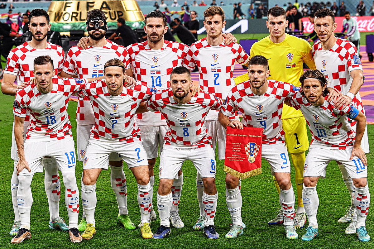 Croacia, el país de 4 millones de habitantes que en los últimos 2 Mundiales quedó de subcampeón en Rusia y tercero en Qatar. Siempre compitiendo. Qué equipo.