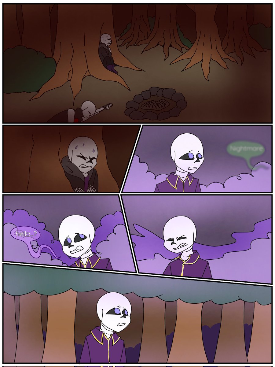 Lore61333309's tweet photo. Page 73
Nightmare having a nightmare~
#utmv #NightmareSans #errorsans #swapsans #reverse_dreamtale #nightmare https://t.co/ZiOKWtJxlT