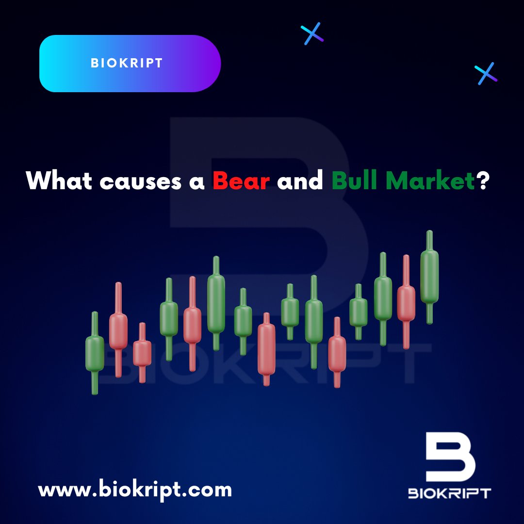biokript's tweet photo. A market enters a bull market when the GDP rises, while a market enters a bear market when the GDP declines. This is so because increasing GDP usually coincides with growing business revenue and employee wages. This results in consumer spending. 

#crypto #bullmarket #biokript https://t.co/9fcbCxweoQ