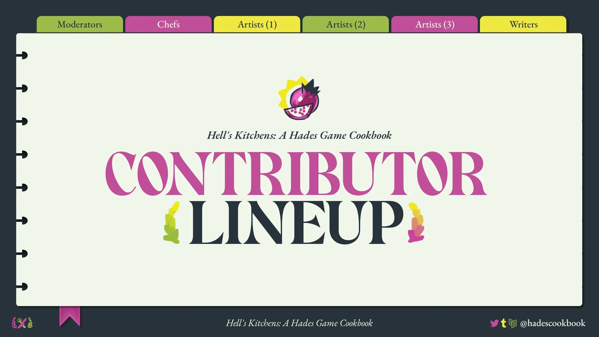 Hell's Kitchens A Hades Game Cookbook on Twitter "📢 Gather 'round