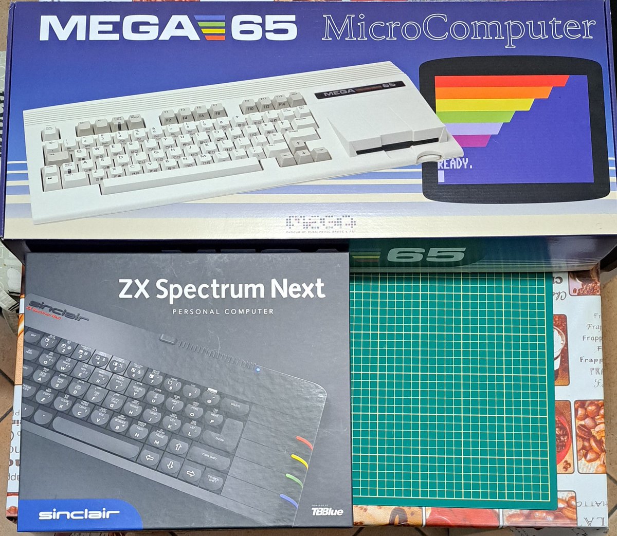 giampietro70's tweet photo. #ZXSpectrumNext and #MEGA65
#RetroComputing #retrocomputer #commodore #sinclair #ZXSpectrum #Commodore64 #Commodore65 https://t.co/iTrQ2SLKrE