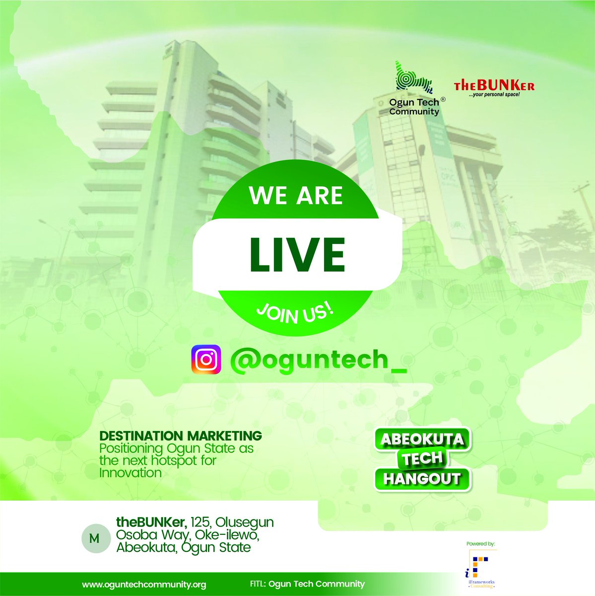 Faruq_omoT's tweet photo. Join Ogun tech community online via Instagram
#Oguntechcommunity
#Abktechhangout
#ATH3 https://t.co/K7nQci45be