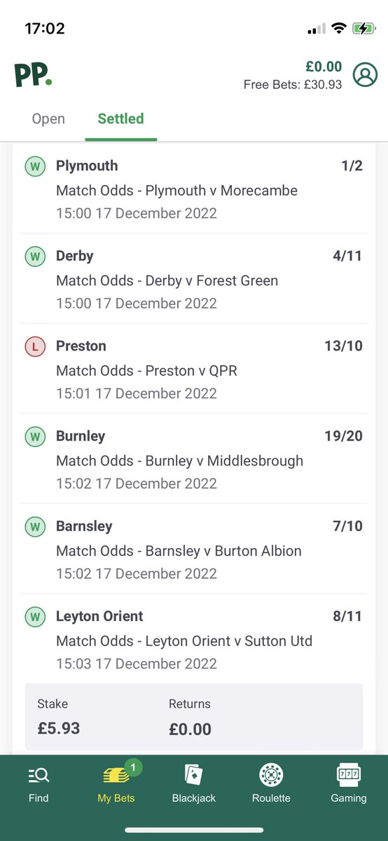 TheFrenchPaddy2's tweet photo. Preston losing cost me ยฃ159 #cuntlist https://t.co/yLR5zl0my4