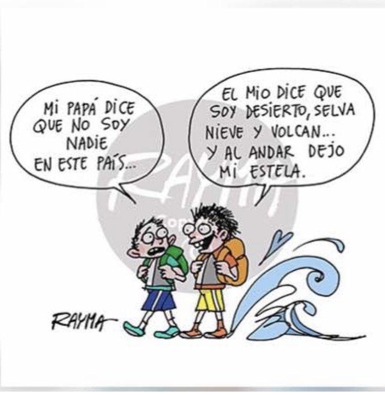 Solos no podemos cambiar la realidad pero si la actitud. Con la actitud de todos podemos cambiar la realidad.