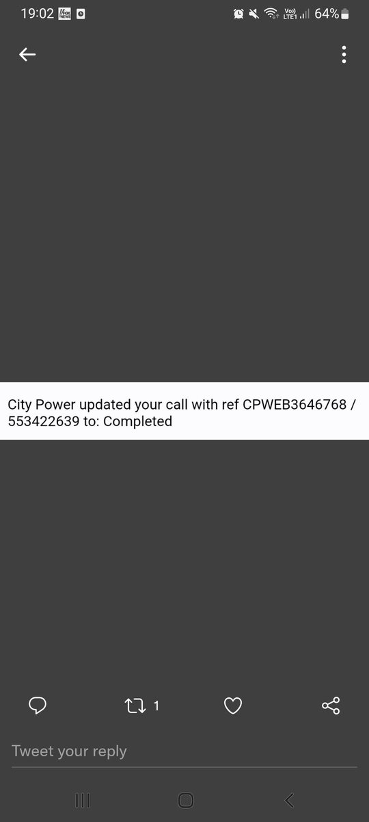 FuckinAnarchy's tweet image. How about a response @CityPowerJhb
