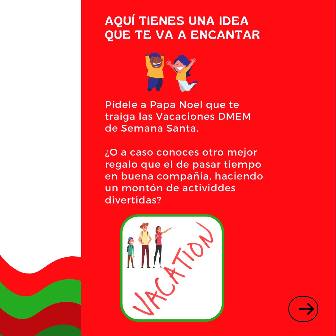 demanoenmanonet's tweet photo. ¿Qué le has dicho a Papa Noel que te traiga por #Navidad? Todavía puedes pedirle las #VacacionesDMEM para #SemanaSanta y comenzar a hacer planes con tus amigos. Infórmate aquí: actividadesdeportivas@demanoenmano.net.  #ocioparatodos #capacitadxsDMEM #diversion #inclusion https://t.co/0RnHC3Y4qw