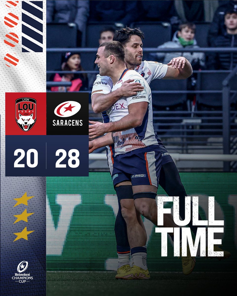 Wow we dug deep for that one. 

What. A. Win. 

#YourSaracens💫 | #LOUvSAR