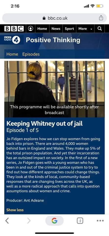 Whitney Clark (@_whitneyec) on Twitter photo Nearly 3 years ago my <a href="/BBCRadio4/">BBC Radio 4</a> co-produced interview came out when it aired I was sitting on a beach in India after a rough few months in a mental health and anorexia relapse. This was one of the most realist, honest interviews I had ever done. #mentalhealth #exoffender Nearly 3 years ago my <a href="/BBCRadio4/">BBC Radio 4</a> co-produced interview came out when it aired I was sitting on a beach in India after a rough few months in a mental health and anorexia relapse. This was one of the most realist, honest interviews I had ever done. #mentalhealth #exoffender