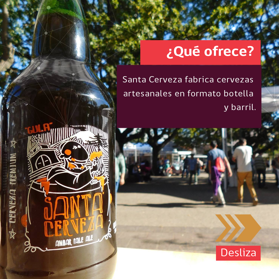 MurilloPartners's tweet photo. Conoce a Santa Cerveza, una de las empresas participantes del programa Viraliza de Corfo, ejecutado por Murillo&Partners. 🍺 👨💻
#marketingdigital #produccióndecerveza #cerveza #cervezaartesanal #murilloypartners #corfo #araucanía #turismochile #pymechilena #crecimiento https://t.co/GZTH18CJph