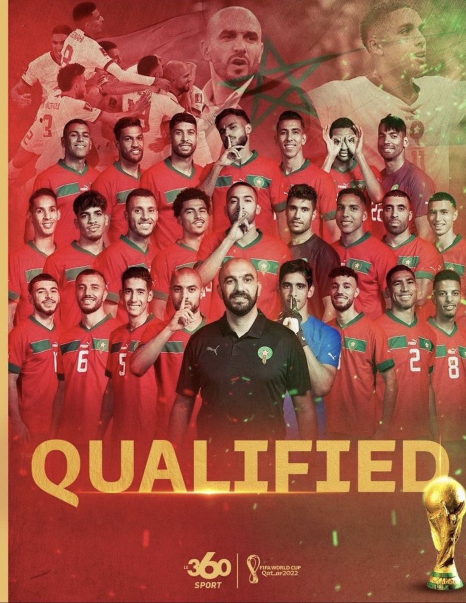 hmo5259's tweet photo. شكراً لرجال  أسود الأطلسي
أداء مشرف للغايه 

المغرب رفعت سقف الطموح لكل المنتخبات الأفريقية و العربية لمواجهة الكبار في المشاركات القادمه 

لن يقبل العرب عباره (ظهور مشرف )وخروج من الدور الأول مستقبلاً 

#المغرب_كرواتيا 
#المغرب_فخر_العرب_وافريقيا https://t.co/wZGTTSjTQd