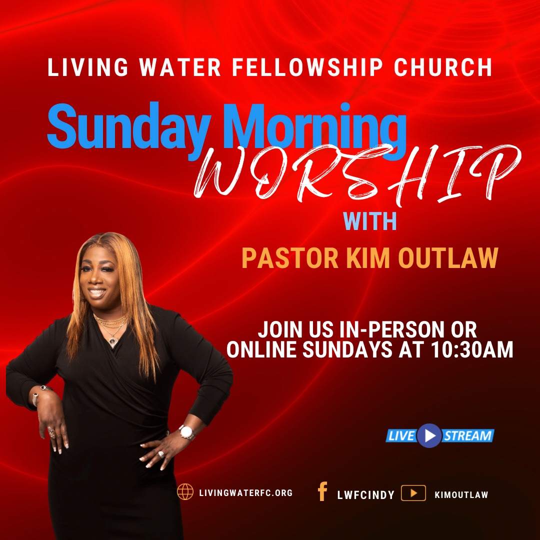 TheKimOutlaw's tweet photo. His Grace is enough. Join us for One Powerful Service tomorrow. Make sure you tell someone to join with you. We can do all things through Christ! Let’s worship him together. #PastorKimOutlaw #Tag #Share
#LWFCOnline #SundayMorningWorship #LWFCINDY https://t.co/8G3tOC2KRY