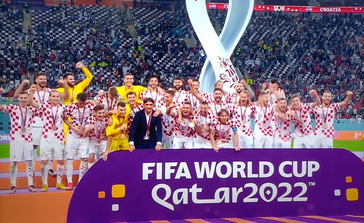 Congratulations to Croatia for winning the third place in this World Cup. Luka Modrić made a perfect curtain call.😋😋😋