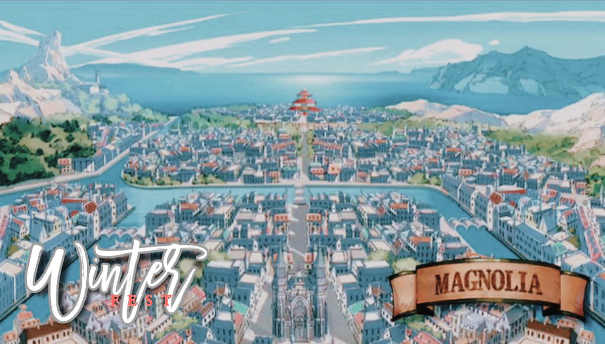 on into the fun, we've planned !

Events are taking place at , 
𝐌𝐀𝐆𝐍𝐎𝐋𝐈𝐀 𝐓𝐎𝐖𝐍 . 🏘️

a place where resides the fairies , and a well-known sorcerer , <a href="/InferunoDoragon/">𓄹𓄹𓄹 ๋࣭✮⃝𝙉ᴀᴛsᴜ. 🜸</a> . NATSU DRAGNEEL, ナツ・ドラグニル.

with teamwork and togetherness preparations went smoothly . 

⇢